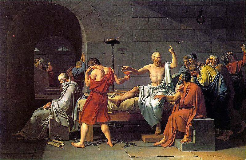 Jacques-Louis David The Death of Socrates Germany oil painting art